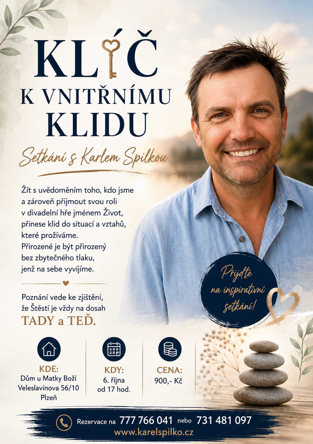 KLÍČ K VNITŘNÍMU KLIDU - Plzeň 6.10